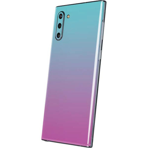 Purple and Blue Ombre Galaxy Note 10 Skin