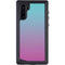 Purple and Blue Ombre Galaxy Note 10 Waterproof Case