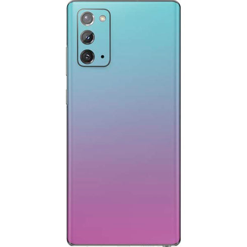 Purple and Blue Ombre Galaxy Note20 5G Skin