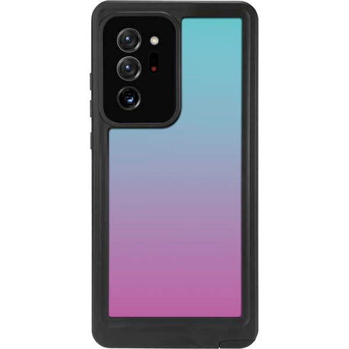 Purple and Blue Ombre Galaxy Note20 Ultra 5G Waterproof Case