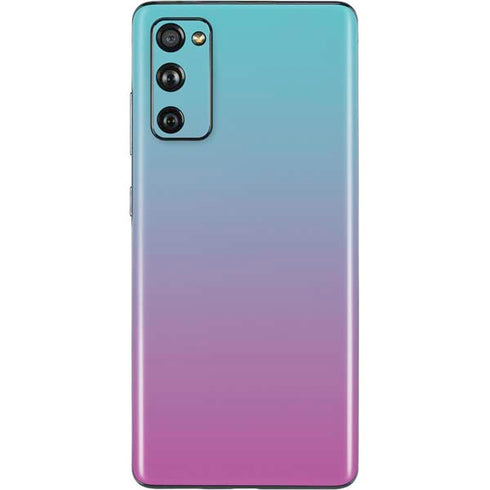 Purple and Blue Ombre Galaxy S20 Fan Edition Skin
