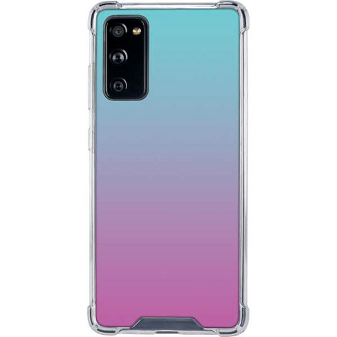 Purple and Blue Ombre Galaxy S20 FE Clear Case