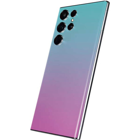 Purple and Blue Ombre Galaxy S22 Ultra Skin