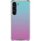 Purple and Blue Ombre Galaxy S23 Clear Case