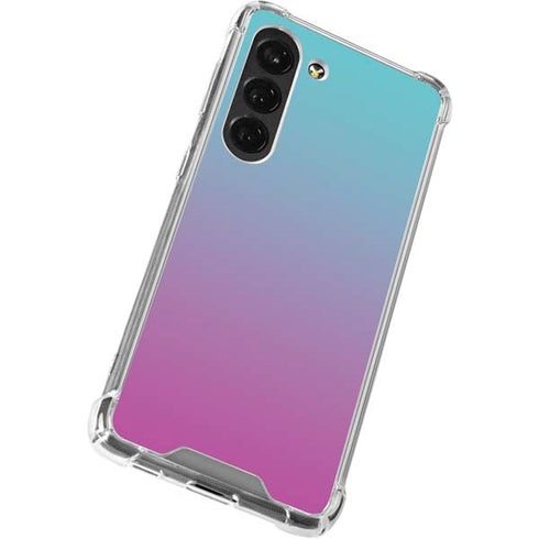 Purple and Blue Ombre Galaxy S23 Clear Case