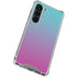 Purple and Blue Ombre Galaxy S23 Clear Case
