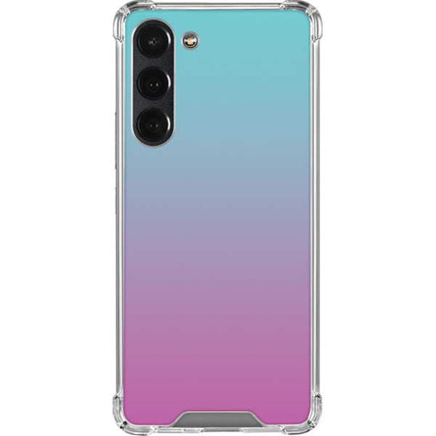 Purple and Blue Ombre Galaxy S23 Plus Clear Case