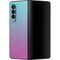 Purple and Blue Ombre Galaxy Z Fold3 5G Skin