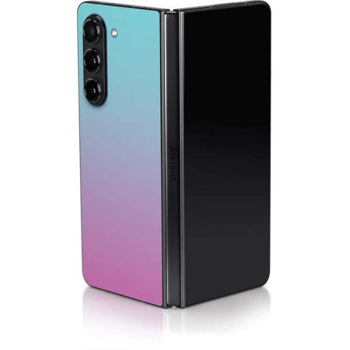 Purple and Blue Ombre Galaxy Z Fold5 5G Skin