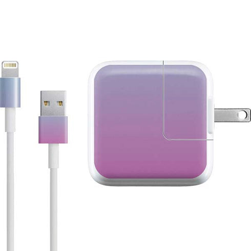 Purple and Blue Ombre iPad Charger (10W USB) Skin