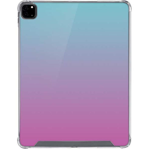 Purple and Blue Ombre iPad Pro 12.9in (2020) Clear Case