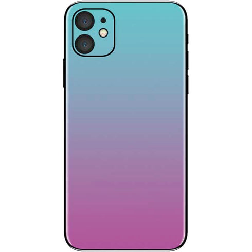 Purple and Blue Ombre iPhone 11 Skin