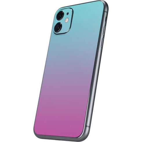 Purple and Blue Ombre iPhone 11 Skin