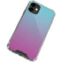 Purple and Blue Ombre iPhone 12 Mini Clear Case