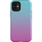 Purple and Blue Ombre iPhone 12 Mini Impact Case