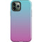 Purple and Blue Ombre iPhone 12 Pro Impact Case