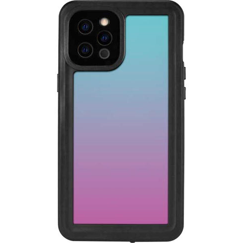 Purple and Blue Ombre iPhone 12 Pro Max Waterproof Case