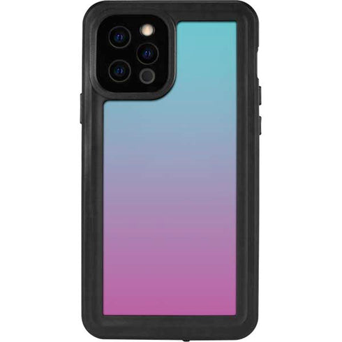 Purple and Blue Ombre iPhone 12 Pro Waterproof Case
