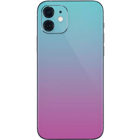 Purple and Blue Ombre iPhone 12 Skin