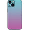 Purple and Blue Ombre iPhone 13 Mini Skin