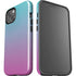 Purple and Blue Ombre iPhone 15 Plus Impact Case