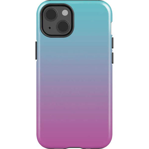 Purple and Blue Ombre iPhone 15 Impact Case