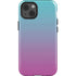 Purple and Blue Ombre iPhone 15 Impact Case