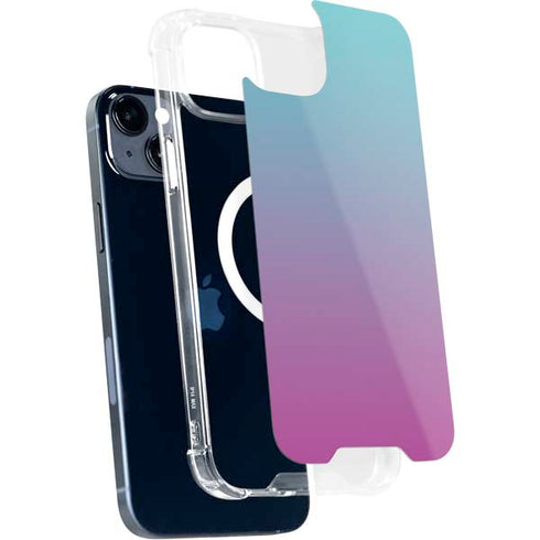 Purple and Blue Ombre iPhone 15 Plus MagSafe Case