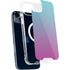 Purple and Blue Ombre iPhone 15 Plus MagSafe Case