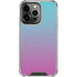 Purple and Blue Ombre iPhone 14 Pro Clear Case