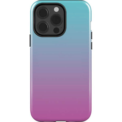 Purple and Blue Ombre iPhone 15 Pro Impact Case