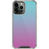 Purple and Blue Ombre iPhone 14 Pro Max Clear Case