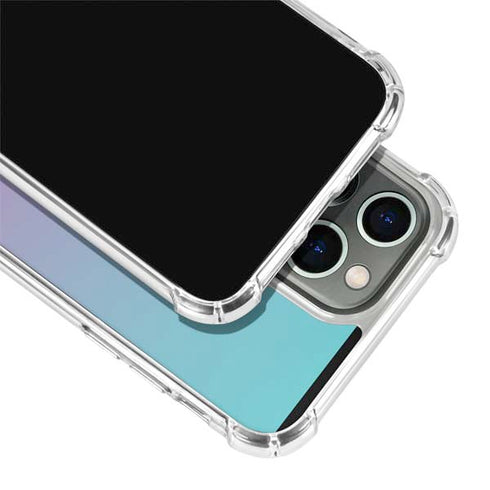 Purple and Blue Ombre iPhone 15 Pro Max Clear Case