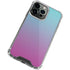 Purple and Blue Ombre iPhone 14 Pro Max Clear Case