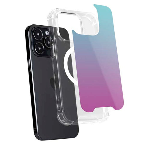 Purple and Blue Ombre iPhone 14 Pro Max MagSafe Case