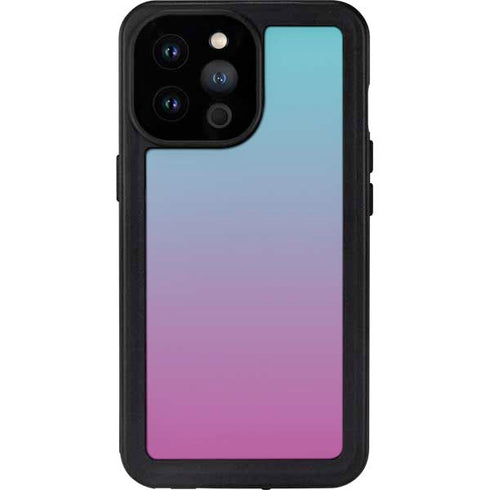 Purple and Blue Ombre iPhone 14 Pro Max Waterproof Case
