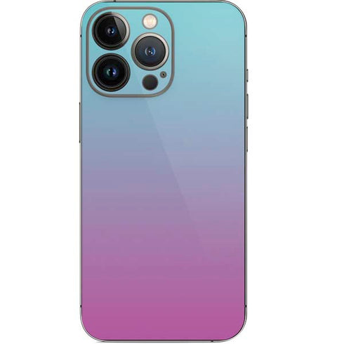 Purple and Blue Ombre iPhone 14 Pro Skin