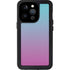 Purple and Blue Ombre iPhone 14 Pro Waterproof Case