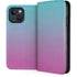 Purple and Blue Ombre iPhone 15 Plus Folio Case