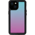 Purple and Blue Ombre iPhone 15 Waterproof Case