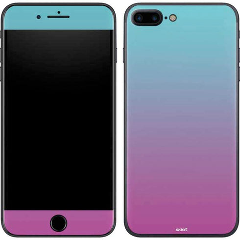 Purple and Blue Ombre iPhone 8 Plus Skin