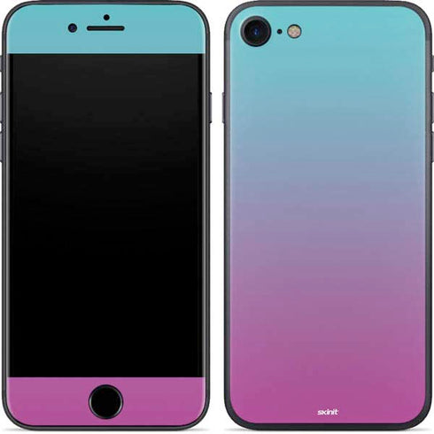 Purple and Blue Ombre iPhone 8 Skin
