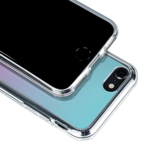 Purple and Blue Ombre iPhone SE (2nd & 3rd Gen) Clear Case