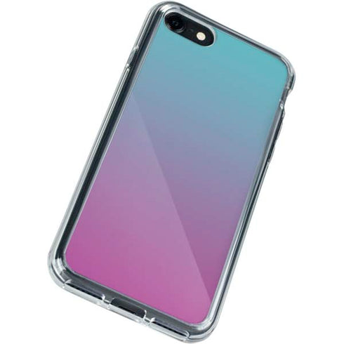 Purple and Blue Ombre iPhone SE (2nd & 3rd Gen) Clear Case