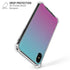 Purple and Blue Ombre iPhone XS Max Clear Case