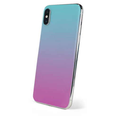 Purple and Blue Ombre iPhone XS Skin