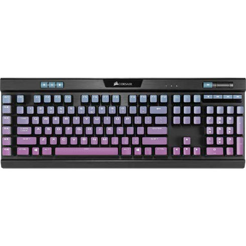 Purple and Blue Ombre K95 RGB PLATINUM Mechanical Gaming Keyboard Skin