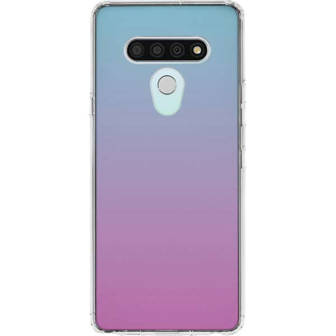 Purple and Blue Ombre LG Stylo 6 Clear Case