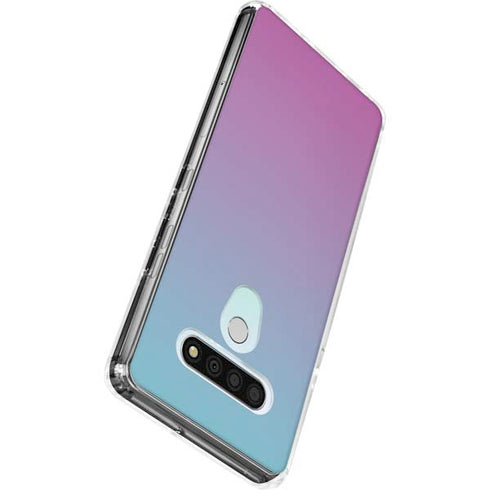 Purple and Blue Ombre LG Stylo 6 Clear Case