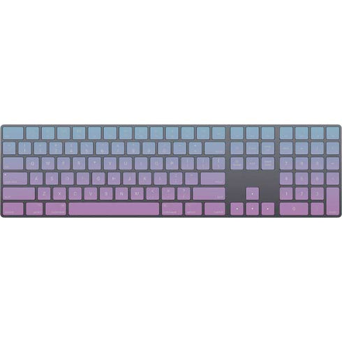 Purple and Blue Ombre Magic Keyboard with Numeric Keypad Skin